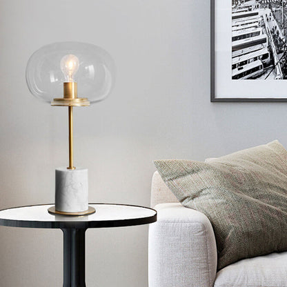 Nordic Creative Minimalist Glass Ball 1-Light Table Lamp