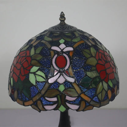 Tiffany European Blooming Flower 1-Light Table Lamp