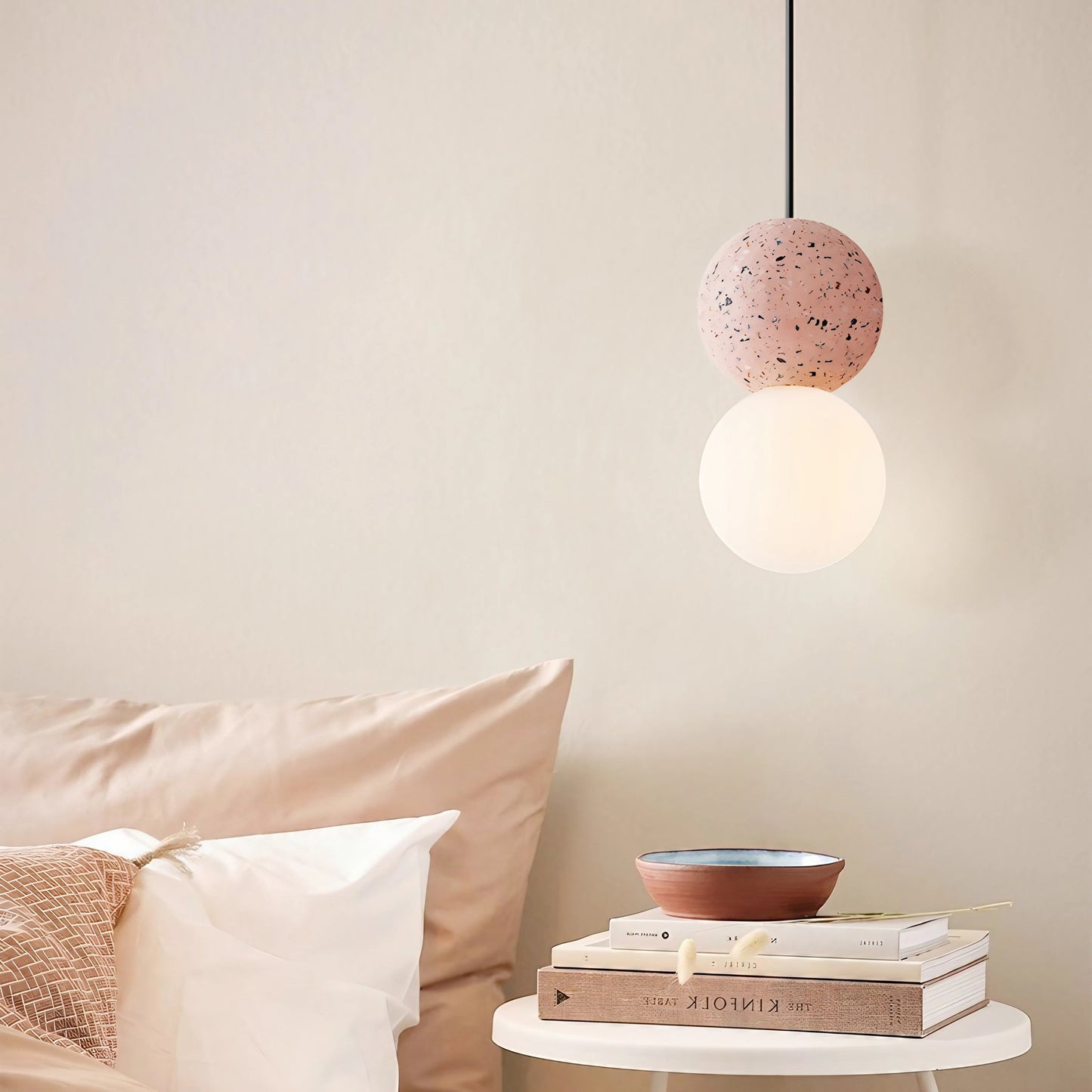 Nordic Creative Simple Glass Ball 1-Light Pendant Light