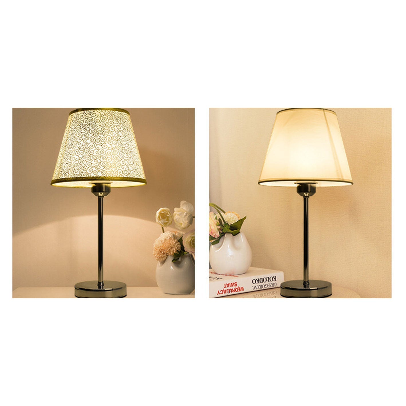 European Retro Fabric 1-Light Table Lamp