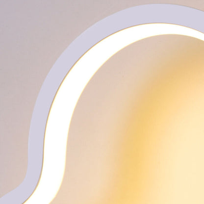 مصباح حائط LED على شكل سحابة بسيطة من نورديك 
