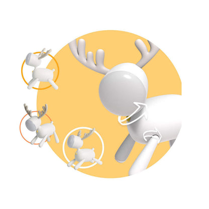 Elk Night Light USB Silicone LED Elk Table Lamp