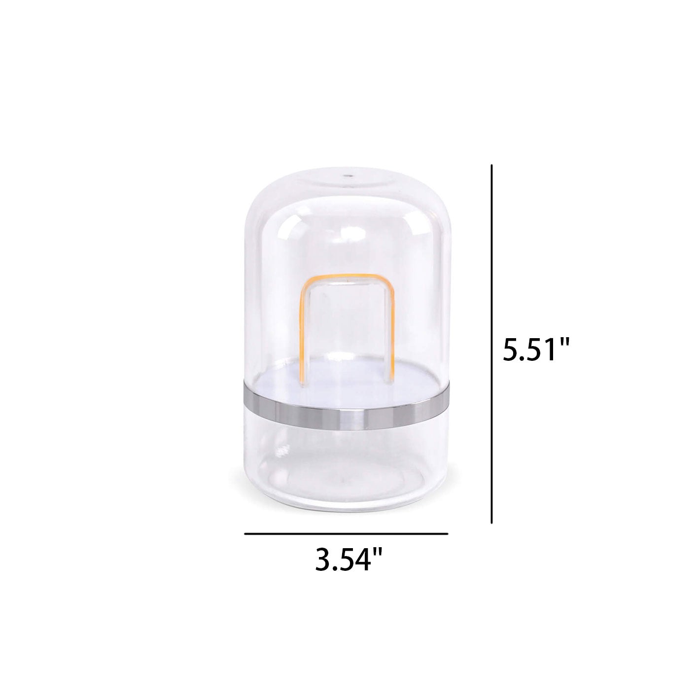 Modern Creative Clear PC Jar Induction LED Night Light Table Lamp