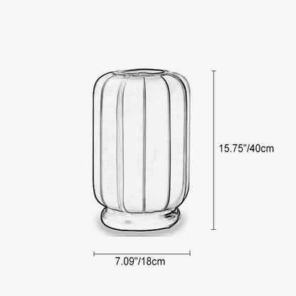 Chinese Zen Transparent Silk Lampshade Solid Wood 1-Light Table Lamp