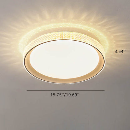 Creative Circular Luminous LED Flush Mount Ceiling Light