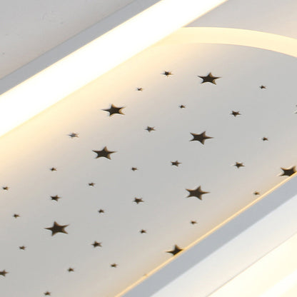 مصباح LED مستطيل الشكل مصنوع من الحديد الأكريليك بتصميم عصري بسيط، مثبت في السقف للممر 