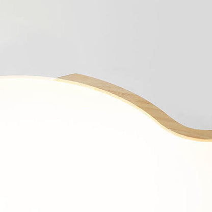 Nordic Logs Cloud Macaroon LED Kids Flush Mount Ceiling Light