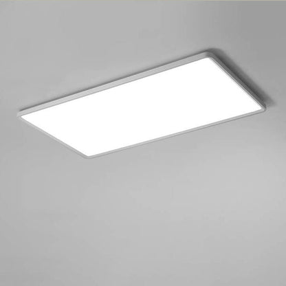 Modern Minimalist Rectangular Iron Aluminum LED Flush Mount Lighting
