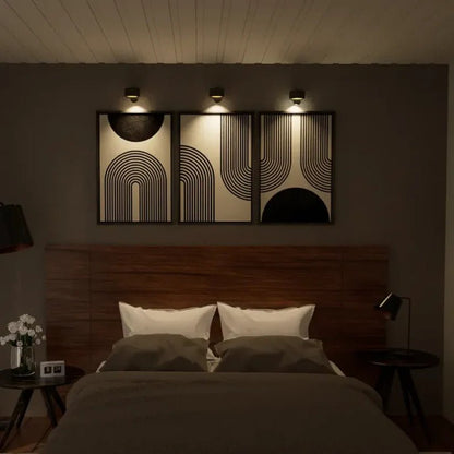 Infinity Wall Lamp bedroom lifestyle image