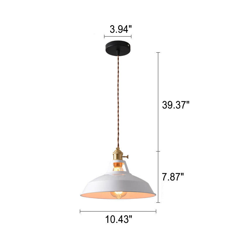 Modern Minimalist Macaroon Iron 1-Light Pendant Light