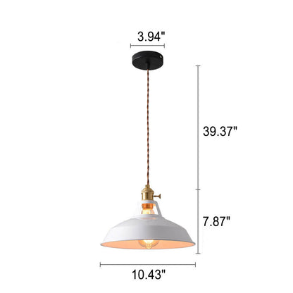 Modern Minimalist Macaroon Iron 1-Light Pendant Light