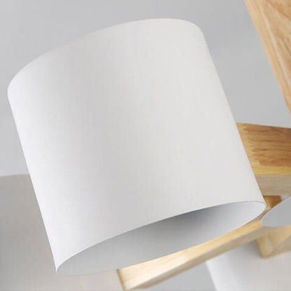 Scandinavian Minimalist Log 6/8-Light Island Light Chandelier