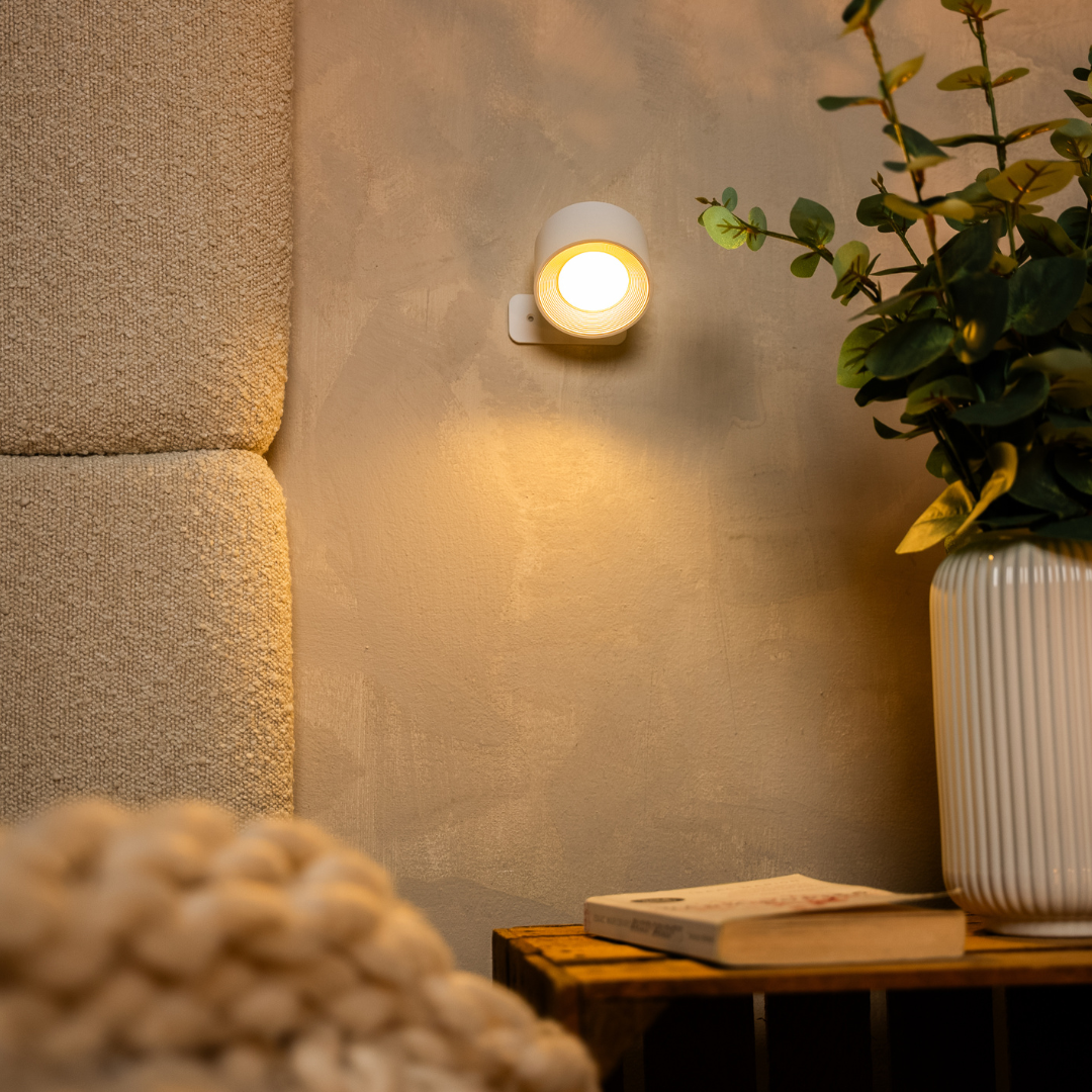 Infinity Wall Lamp lifestyle image in a room
