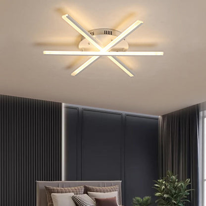 Nordic Creative Line 1灯 LED セミフラッシュマウントシーリングライト