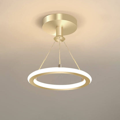مصباح LED دائري حديث وبسيط مزود بمصباح واحد 