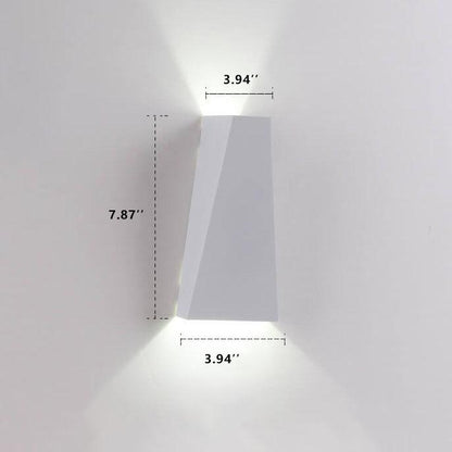 Modern Simple Trapezoid  LED  2-Light Wall Sconce Lamp
