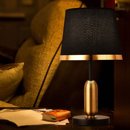 European Retro Fabric 1-Light Table Lamp