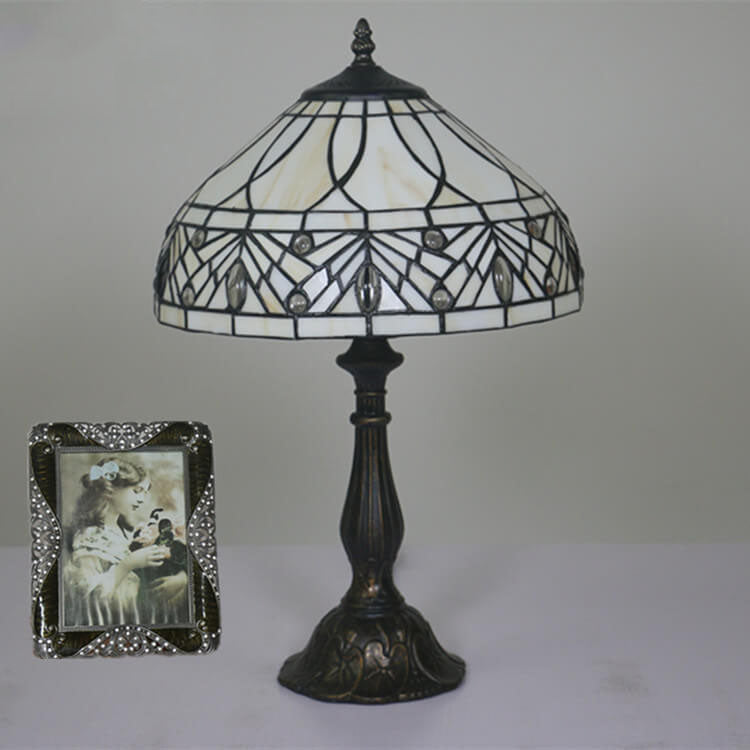 Tiffany Baroque Gemstone Glass 1-Light Table Lamp