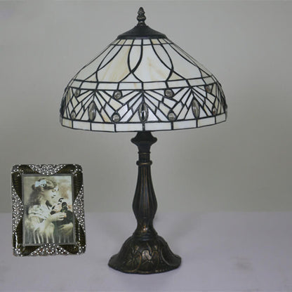 Tiffany Baroque Gemstone Glass 1-Light Table Lamp