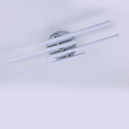 Minimalist Parallel Line LED Semi-Flush Mount Ceiling Light