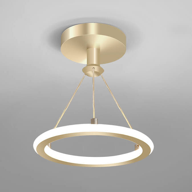 مصباح LED دائري حديث وبسيط مزود بمصباح واحد 