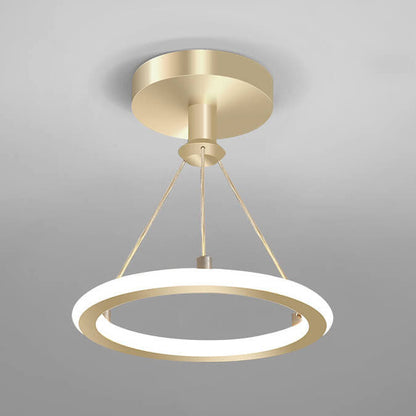 مصباح LED دائري حديث وبسيط مزود بمصباح واحد 