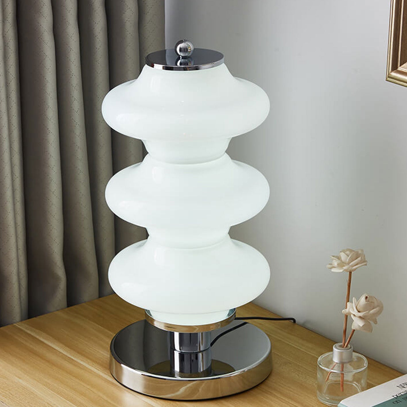 Nordic Glass Gourd Design LED Table Lamp