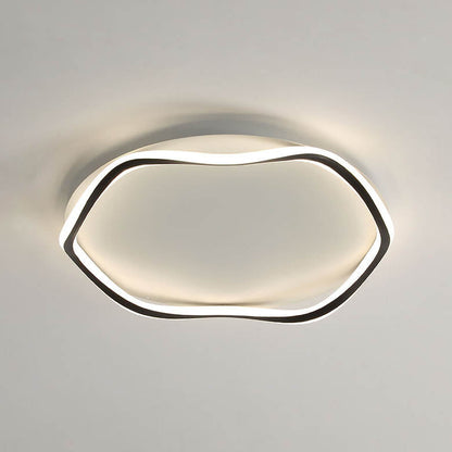 Modern Round Floral Lace LED Flush Mount Ceiling Light