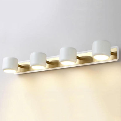 مصباح حائطي أمامي بمرآة LED بتصميم أسطواني عصري 