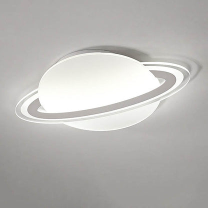 Creative Acrylic Globe Planet LED Flush Semi-Flush Mount Ceiling Light