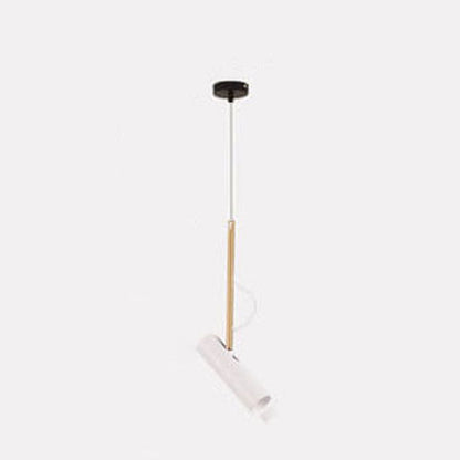 Modern Minimalist Gold 1-Light LED Spotlight Pendant Light