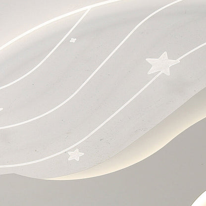 モダンな錬鉄製アクリル製ラウンドLEDフラッシュマウントシーリングライト