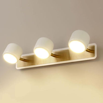 مصباح حائطي أمامي بمرآة LED بتصميم أسطواني عصري 