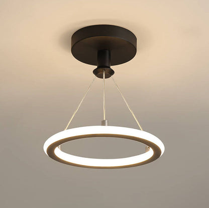 مصباح LED دائري حديث وبسيط مزود بمصباح واحد 