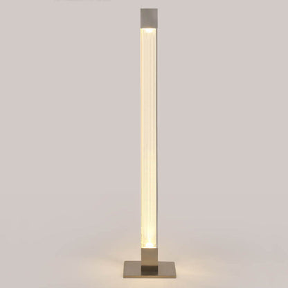 Modern  Acrylic Long Bar Column LED Standing Floor Lamp