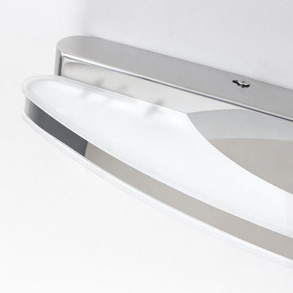 Modern Acrylic Lampshade Waterproof Curved LED Mirror Front Light Wall Sconce Lamp