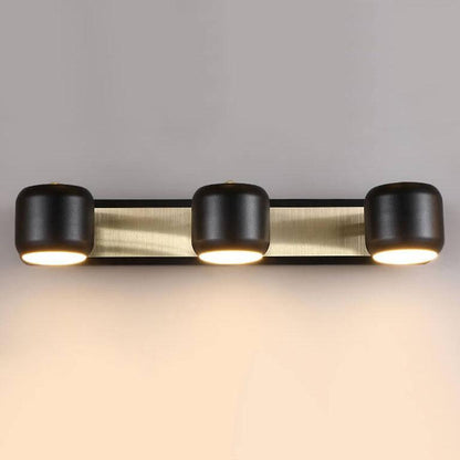 مصباح حائطي أمامي بمرآة LED بتصميم أسطواني عصري 