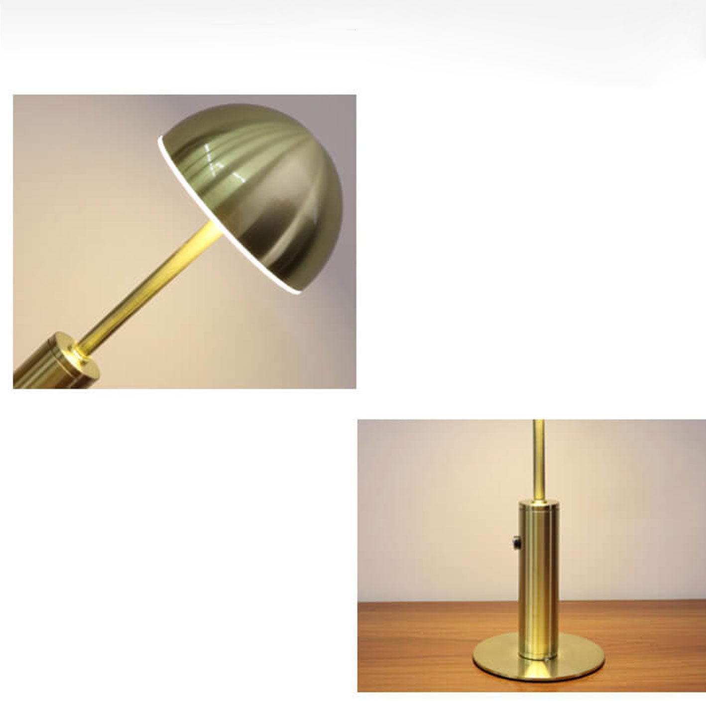 European Wrought Iron LED Rechargeable Table Lamp