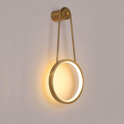 مصباح حائط LED دائري معلق بتصميم عصري بسيط 