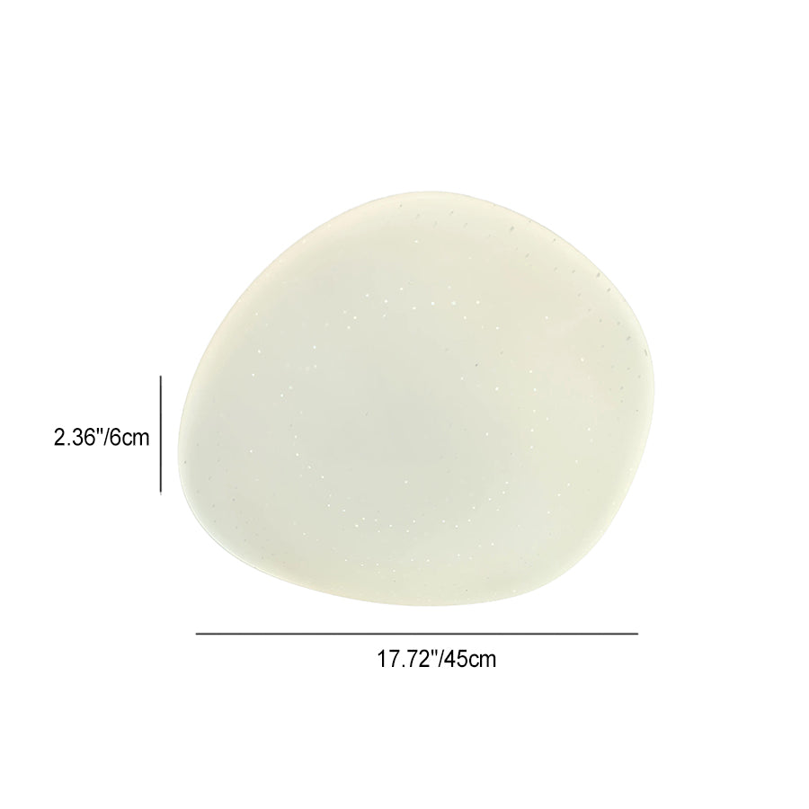 Modern Pebble Stone Star Effect LED Flush Mount Ceiling Light