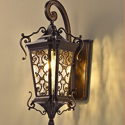 European Palace Outdoor Waterproof 1-Light Wall Sconce Lamp