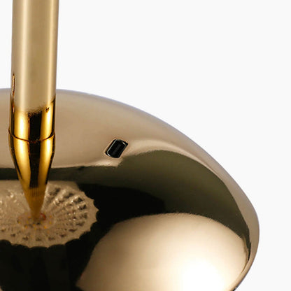 Nordic Light Luxury Aluminum Alloy USB Charging LED Night Light Table Lamp