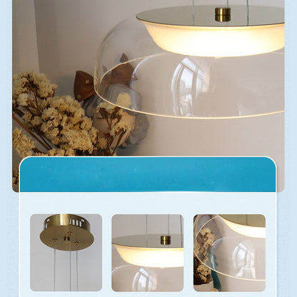 Nordic Modern Style Light Luxury Creative Glass LED Pendant Light