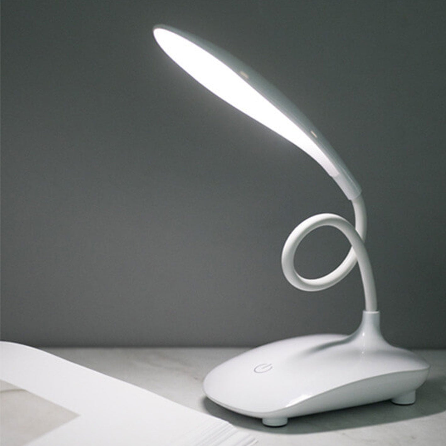 Simple Creative Twistable Touch Folding Eye Protection LED Desk Lamp