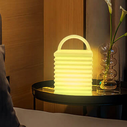 Creative PE Square Portable Colorful Night Light LED Decorative Table Lamp