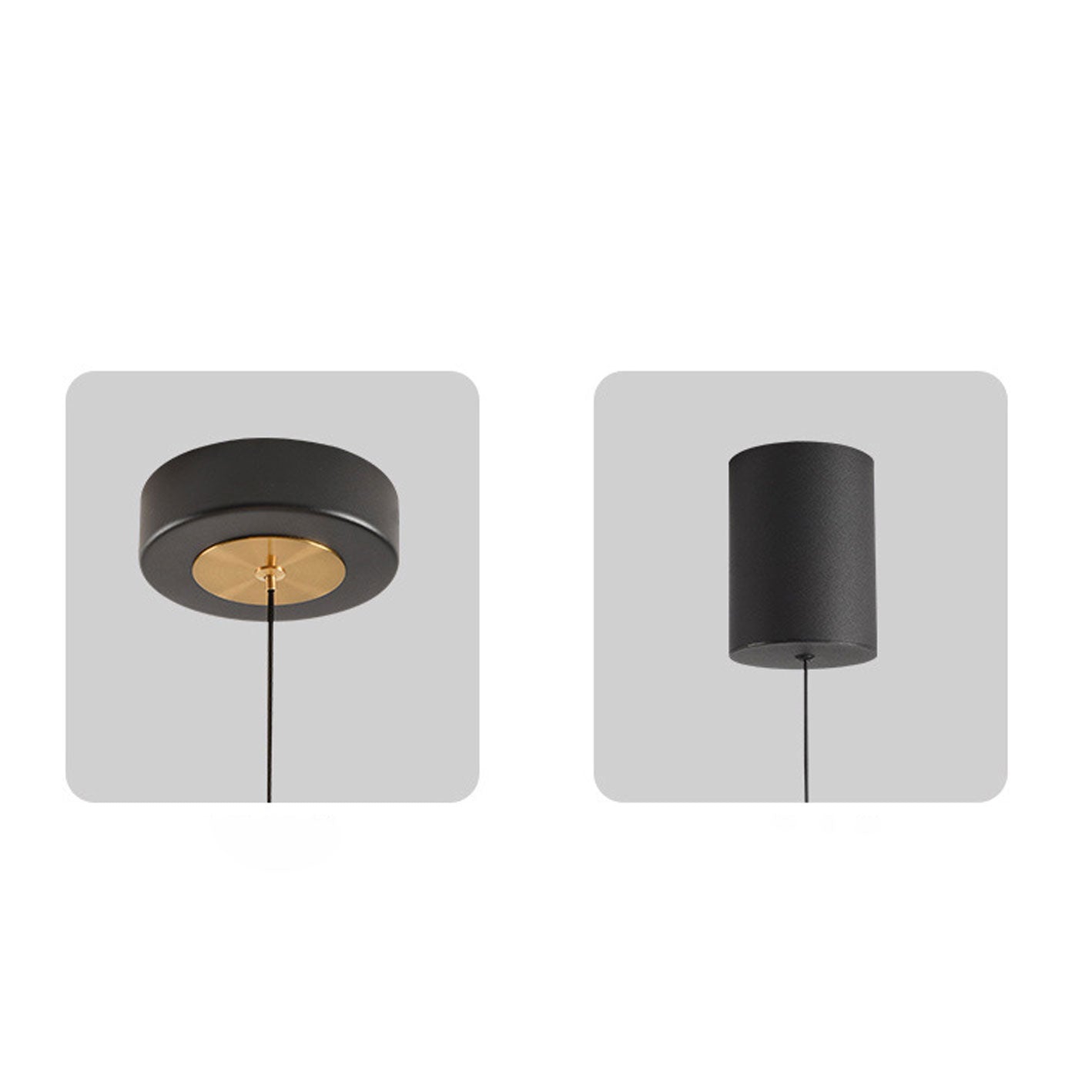 Modern Minimalist Solid Color Free Lift Conical 1-Light Pendant Light