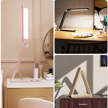 Creative Triangle Eye Protection USB Rechargeable LED Table Lamp