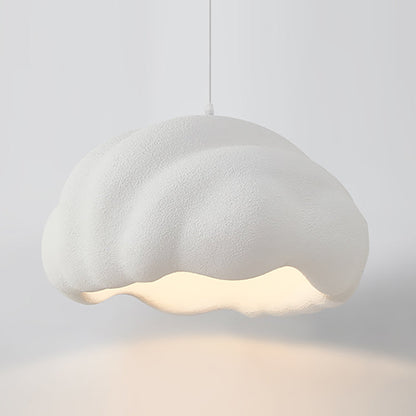 Modern Minimalist Round High-Density Polyethylene 1-Light Pendant Light For Bedroom