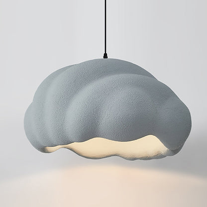 Modern Minimalist Round High-Density Polyethylene 1-Light Pendant Light For Bedroom