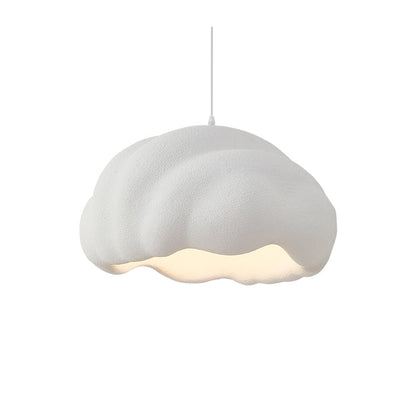 Modern Minimalist Round High-Density Polyethylene 1-Light Pendant Light For Bedroom